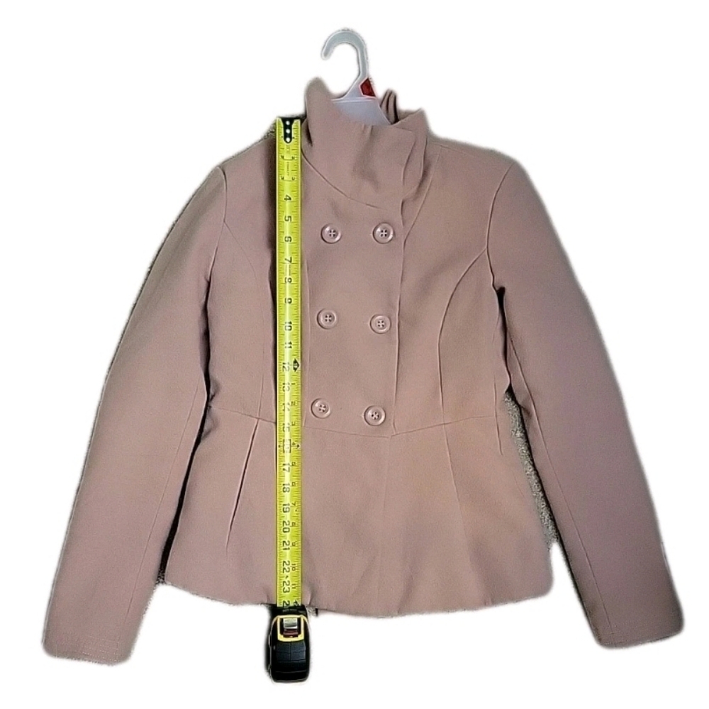 Forever 21 Women's Double-Breasted Pink Jacket